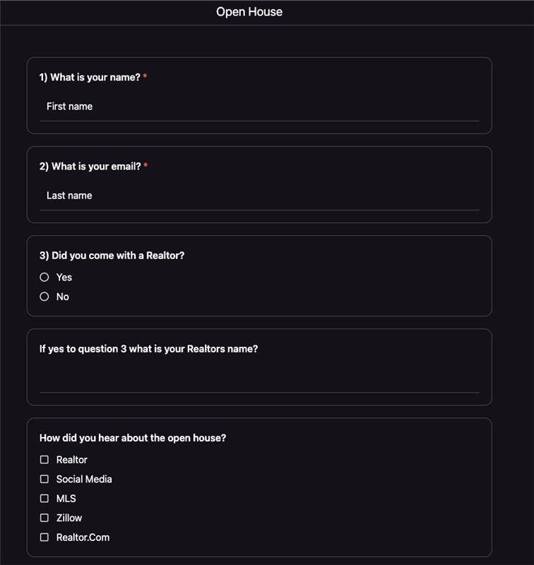 Lead Forms